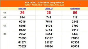 XSMT 1/11 - Kết quả xổ số miền Trung hôm nay 1/11/2025 - Trực tiếp xổ số hôm nay ngày 1 tháng 11