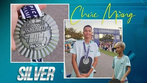 Tay vợt 14 tuổi của Việt Nam xuất sắc giành HCB pickleball trẻ thế giới