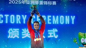 Lại Gia Thành tiếp tục là hy vọng vàng của cử tạ Việt Nam tại SEA Games 2025