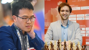 Lê Quang Liêm hòa kỳ thủ của Đức ở vòng 5 World Cup cờ vua