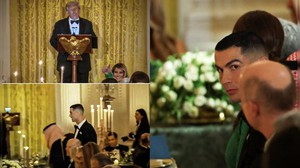 Tổng thống Mỹ Donald Trump nói về Ronaldo: 'Con trai tôi là fan cuồng của cậu ấy'