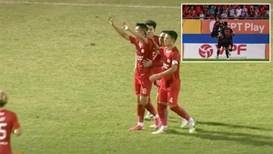 Người hùng Thể Công không ăn mừng khi lập siêu phẩm, CĐM nhắc tên Đức Chiến, Hoàng Đức