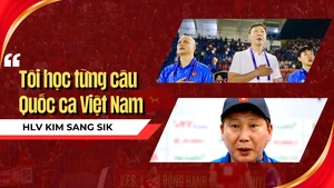 HLV Kim Sang Sik: ‘Tôi học từng câu Quốc ca Việt Nam’