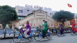 Chợ Đồng Xuân trở thành trung tâm của Lễ hội Thiết kế sáng tạo Hà Nội 2026