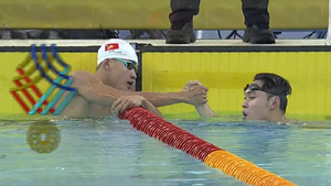 Tiếp tục giành HCV nội dung 200m, Phạm Thanh Bảo xứng danh 'ông hoàng bơi ếch' của SEA Games