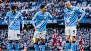 Haaland lập cú đúp, Man City đại thắng trên sân nhà Etihad