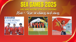 Sắc màu những tấm huy chương SEA Games 2025: Rực rỡ những ánh vàng (Bài 1)