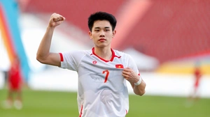 Đình Bắc giúp U22 Việt Nam vượt khó tại SEA Games 33