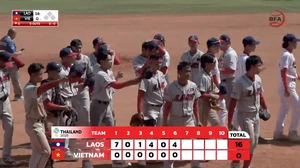 Bóng chày Việt Nam thua Lào đậm khó tin ở SEA Games 2025, khó có hy vọng giành huy chương