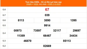 XSDL 2/2 - Kết quả xổ số Đà Lạt hôm nay 2/2/2025 - Trực tiếp XSDL ngày 2 tháng 2