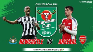 Nhận định, soi tỷ lệ Newcastle vs Arsenal 3h00 ngày 6/2/2025, Bán kết lượt về League Cup