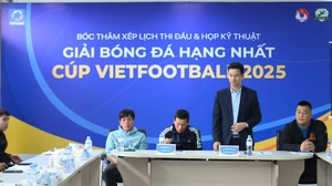 Xuất hiện bảng đấu 'tử thần' ở giải bóng đá hạng Nhất cúp Vietfootball 2025