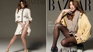 Carla Bruni hiện diện đầy mê hoặc trên bìa &quot;Harper's Bazaar Tây Ban Nha&quot;