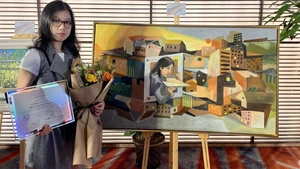 Họa sĩ khiếm thính Dương Linh Đan: Một thế giới đang chuyển mình "Qua ô cửa"