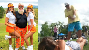 &quot;Cậu bé hư hỏng&quot; làng golf gây bão với cú đánh độc lạ có một không hai