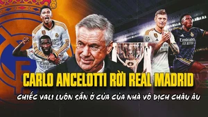 Carlo Ancelotti rời Real Madrid: Chiếc vali luôn sẵn ở cửa của nhà vô địch châu Âu