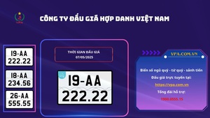 Công bố hàng loạt biển số đẹp cho xe mô tô – xe gắn máy