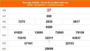 XSHCM 2/6 - XSTP thứ Hai - Kết quả xổ số Hồ Chí Minh hôm nay ngày 2/6/2025
