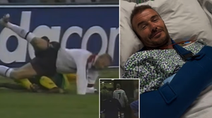 Nhìn lại khoảnh khắc khiến Beckham chịu đau 22 năm trước khi phẫu thuật 