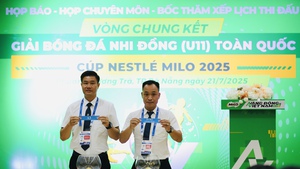 16 đội bóng dự giải bóng đá Nhi đồng toàn quốc Cúp Nestlé Milo 2025