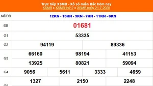 XSMB 21/7 - Kết quả Xổ số miền Bắc hôm nay 21/7/2025 - Kết quả XSMB thứ Hai ngày 21 tháng 7