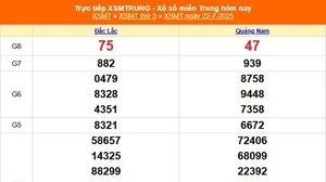 XSMT 24/7 - Kết quả xổ số miền Trung hôm nay 24/7/2025 - Trực tiếp xổ số hôm nay ngày 24 tháng 7
