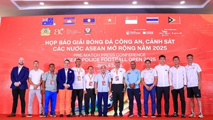 Khởi tranh Giải bóng đá Công an, Cảnh sát ASEAN mở rộng 2025