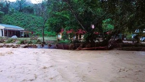 Áp thấp nhiệt đới gây mưa lớn cho Đông Bắc Bộ và Thanh Hóa