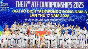 Việt Nam chiến thắng vang dội tại Giải vô địch Taekwondo Đông Nam Á 2025