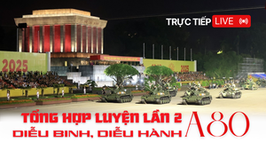 Trực tiếp tổng hợp luyện diễu binh, diễu hành A80 lần thứ 2