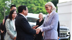 Thủ tướng hội kiến Toàn quyền Australia Sam Mostyn