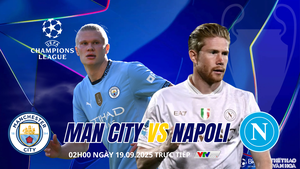 Nhận định, soi tỷ lệ Man City vs Napoli 02h00 ngày 19/9, Champions League