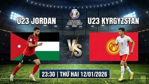 Link xem trực tiếp bóng đá U23 Jordan vs U23 Kyrgyzstan 23h30 hôm nay, VCK U23 châu Á 2026