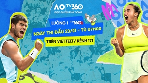 Link xem trực tiếp Australian Open 2026 hôm nay 23/1