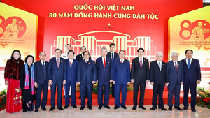 Tổng Bí thư dự Lễ kỷ niệm 80 năm Ngày Tổng tuyển cử đầu tiên bầu Quốc hội Việt Nam