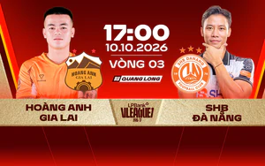 Link xem trực tiếp bóng đá Hoàng Anh Gia Lai vs SHB-Đà Nẵng 17h00 hôm nay, vòng 3 V-League 2026/27