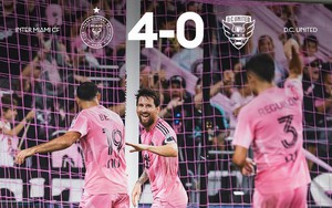 Song sát Messi - Luis Suarez bùng nổ, Inter Miami thắng tưng bừng ở MLS