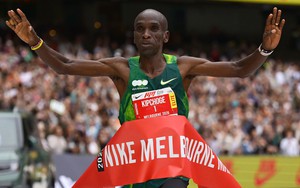 Huyền thoại Kipchoge vô địch marathon lần đầu kể từ 2023, phá kỷ lục ở tuổi 41