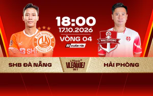 Link xem trực tiếp bóng đá SHB Đà Nẵng vs Hải Phòng 18h00 hôm nay, V-League vòng 4
