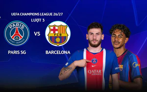 Lịch thi đấu bóng đá hôm nay 20/10: Trực tiếp PSG vs Barcelona
