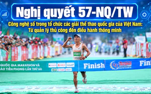 Nghị quyết 57-NQ/TW: Công nghệ số trong tổ chức các giải thể thao quốc gia của Việt Nam