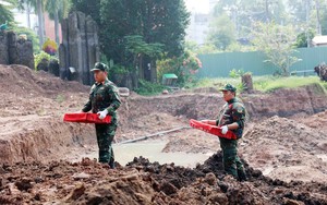Tiếp tục triển khai công tác tìm kiếm, quy tập hài cốt liệt sĩ tại công viên Lê Thị Riêng