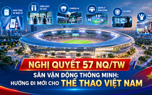 Nghị quyết 57-NQ/TW: Sân vận động thông minh là hướng đi mới cho thể thao Việt Nam