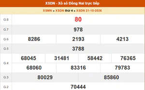 XSDN 21/10 - Kết quả xổ số Đồng Nai hôm nay 21/10/2026 - Trực tiếp XSDN ngày 21 tháng 10