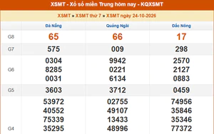 XSMT 24/10 - Kết quả xổ số miền Trung hôm nay 24/10/2026 - Trực tiếp xổ số hôm nay ngày 24 tháng 10