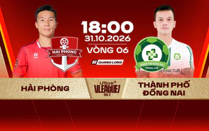 Link xem trực tiếp bóng đá Hải Phòng vs Đồng Nai 18h hôm nay, vòng 6 V-League