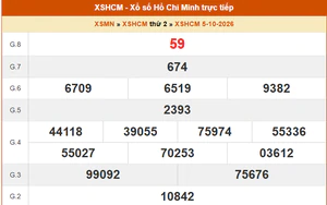 XSHCM 5/10 - XSTP thứ Hai - Kết quả xổ số Hồ Chí Minh hôm nay ngày 5/10/2026