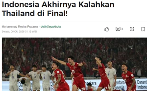 Báo Indonesia hết lời ca ngợi đội nhà sau khi vượt qua ĐT Thái Lan để vô địch FIFA ASEAN Cup