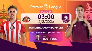 Lịch thi đấu bóng đá hôm nay 2/2: Trực tiếp Sunderland vs Burnley, Udinese vs Roma