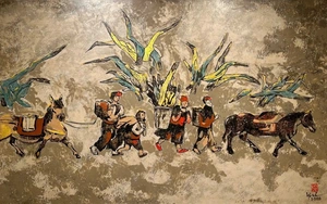 Ngựa nơi biên cương trong tranh họa sĩ Đỗ Đức